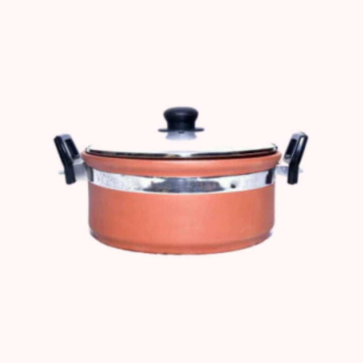 Clay Dubai Donga | Eco-Friendly | 100% Genuine | Hand-Crafted Cookware | 2.5 L