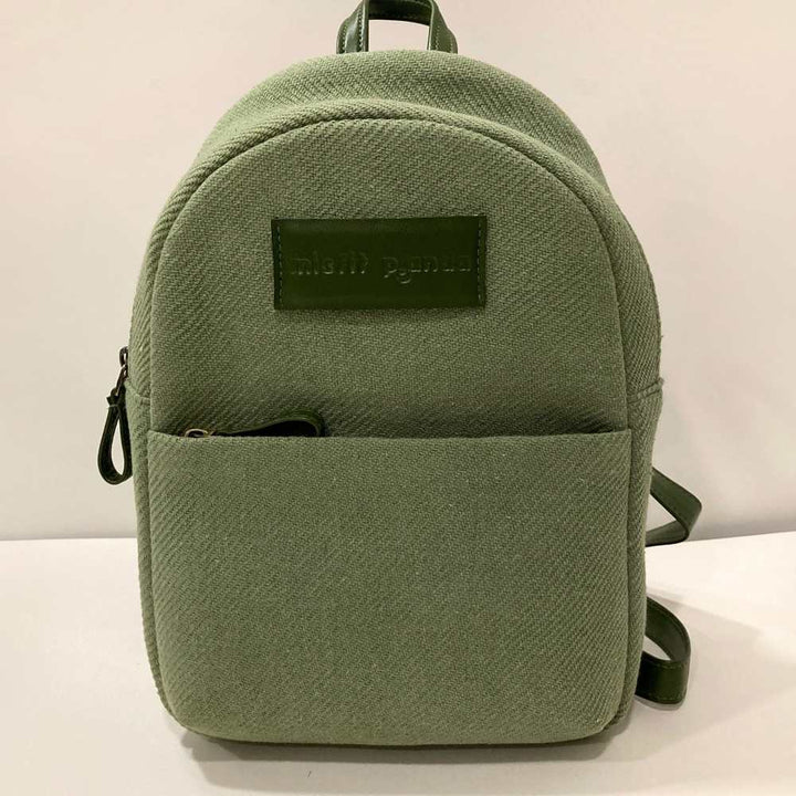 Olive Green Backpack | Personalised | Travel With Classic Charm