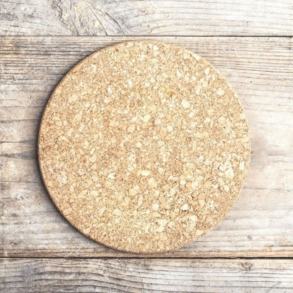 Natural Cork Round Trivets | Heat Resistant | Lightweight | Durable |2 Set Of 