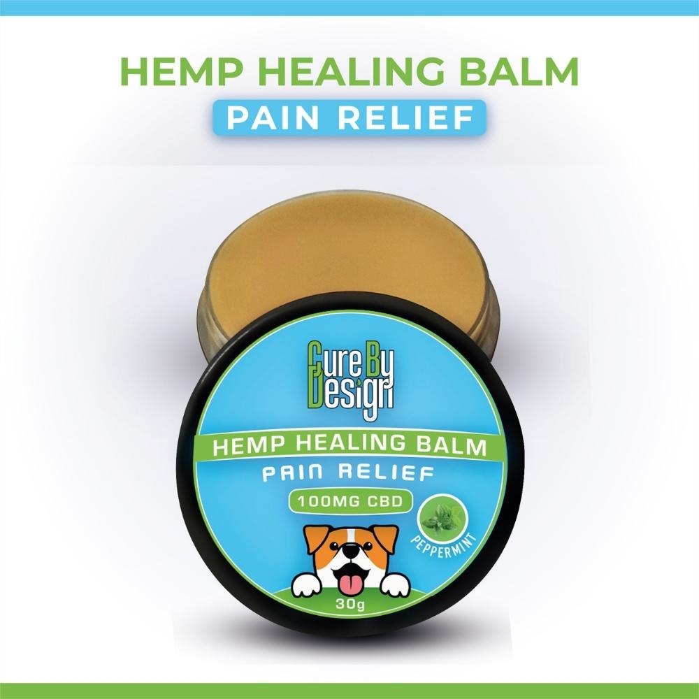 Hemp Healing Balm For Pets | CBD 100 MG | Pain Relief | Peppermint | 30 GM