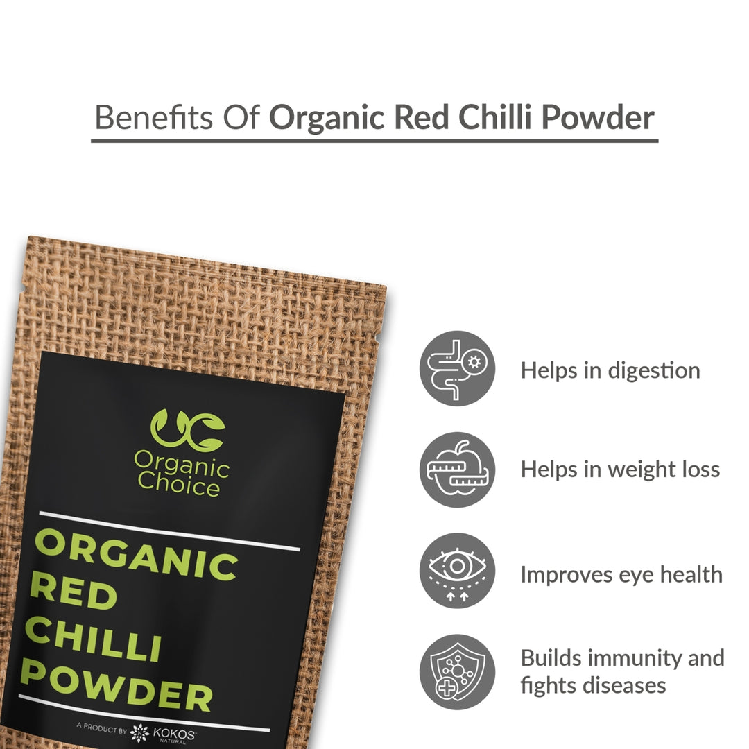 Organic Red Chilli Powder | Lal Mirch Powder | Sun-Dried & Grounded | 200 GM