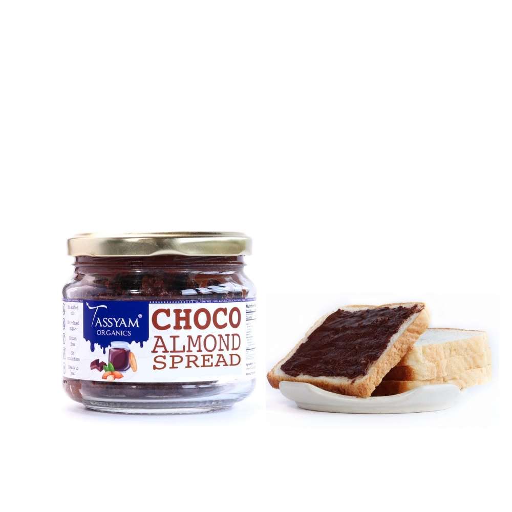 Rich Dark Chocolate Almond Spread | Organic |  Natural | Gluten Free | 300 GM