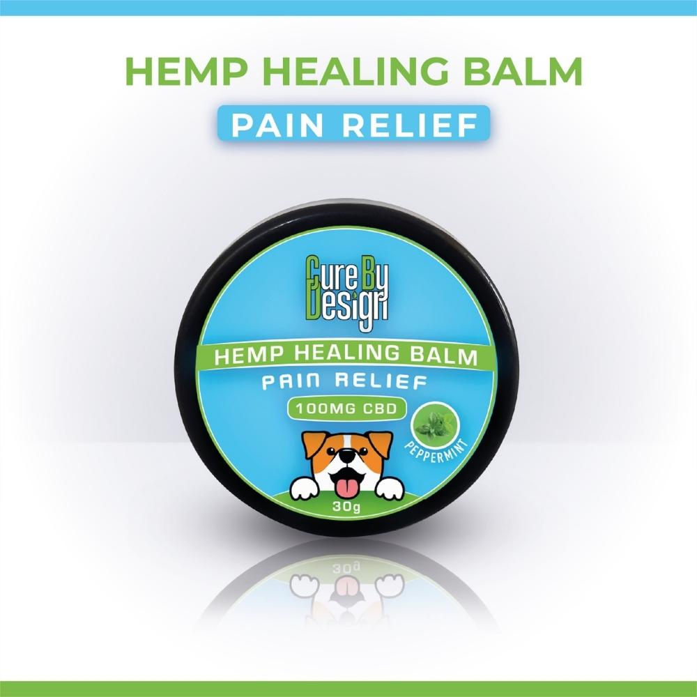 Hemp Healing Balm For Pets | CBD 100 MG | Pain Relief | Peppermint | 30 GM