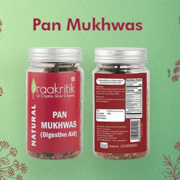 Organic Pan Mukhwas | Good For Digestion | Re-Energising | Refreshing | 100 GM