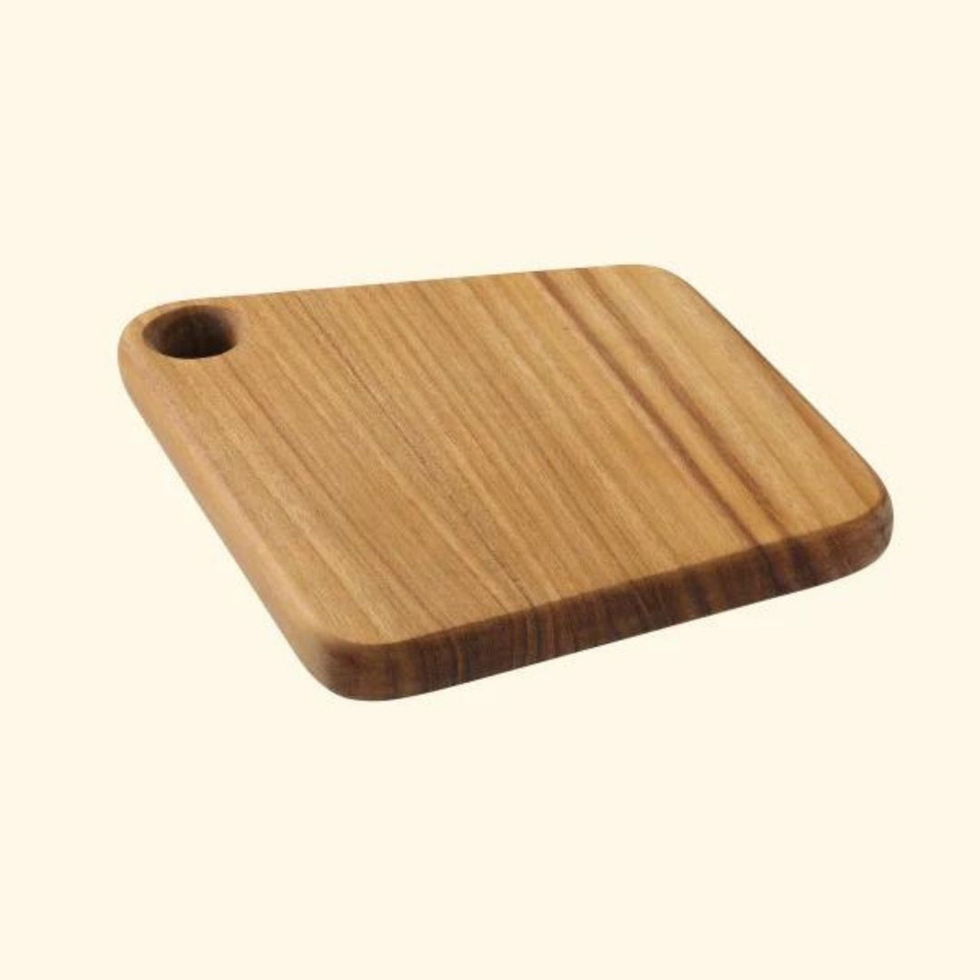 Mini Chopping Board / Serving Platter | Teak Wood | Hand-Crafted | 7 Inch