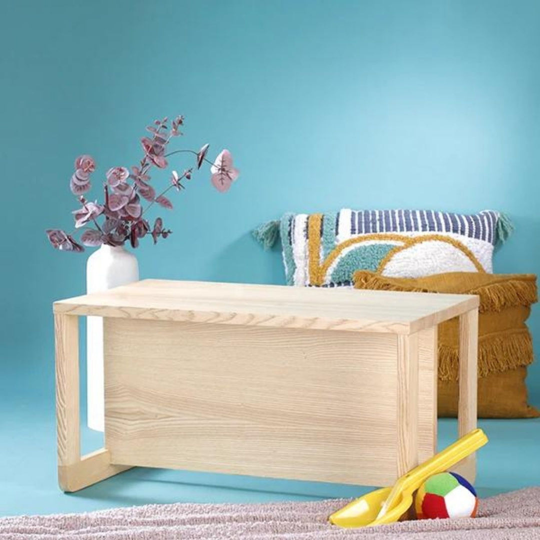 Petit Cube Kids Bench  | Canadian Ash Wood | Hand-Crafted