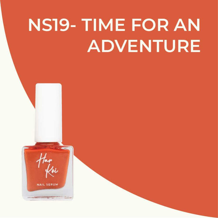 Time for an Adventure Nail Serum | Dark Coral | Creamy Texture | Hydrating | Vegan | 8 ML