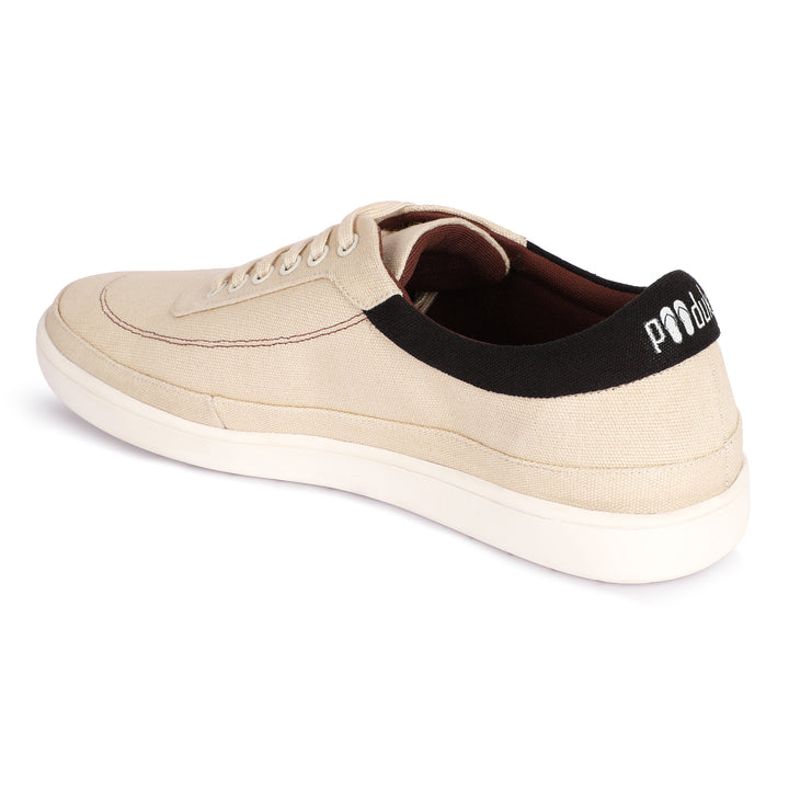 Beige Sneakers | A Sustainable Bliss | Comfy Heel Support | Water Resistant