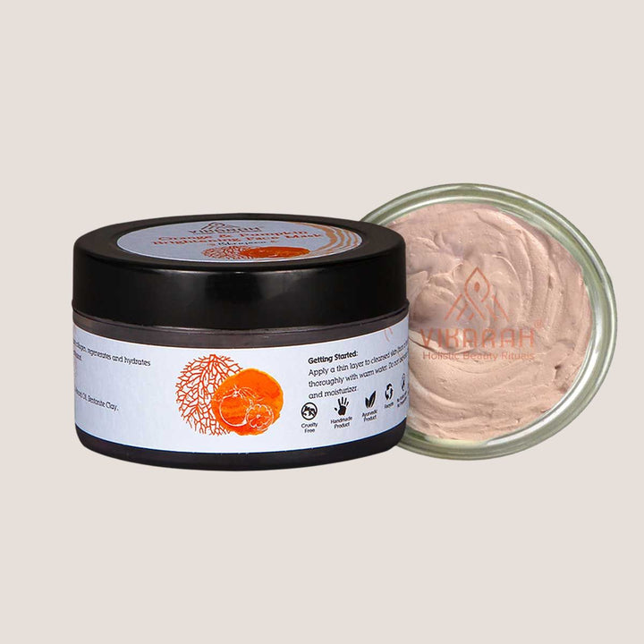 Orange & Pumpkin Brightening Face Mask |  For Dull and Greasy Skin | 40 GM