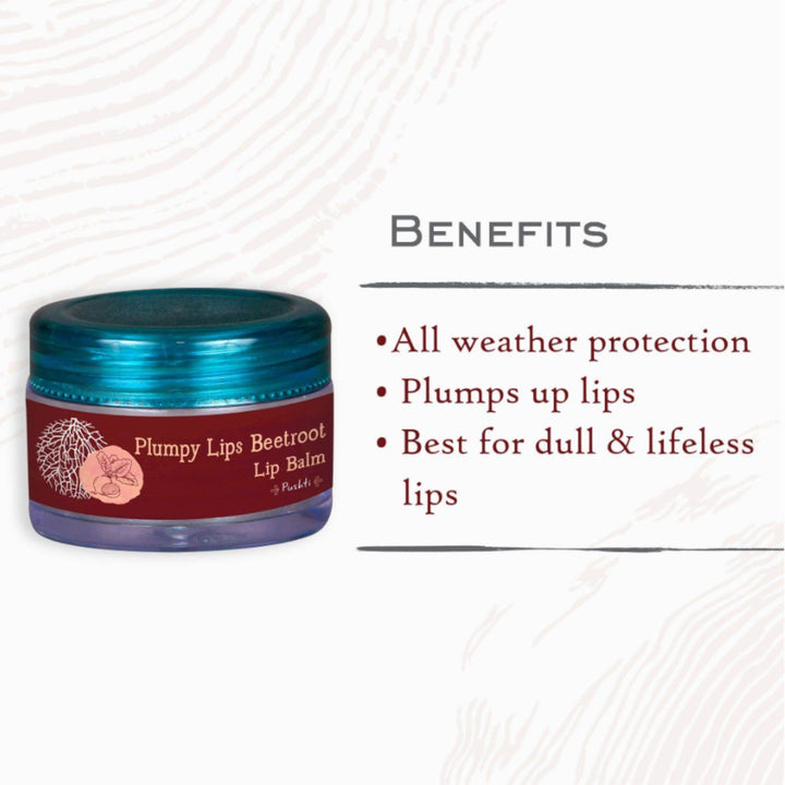 Beetroot Lip Balm | Dull & Lifeless Lips | Naturally Tinted | Plumpy Lips | 5 GM