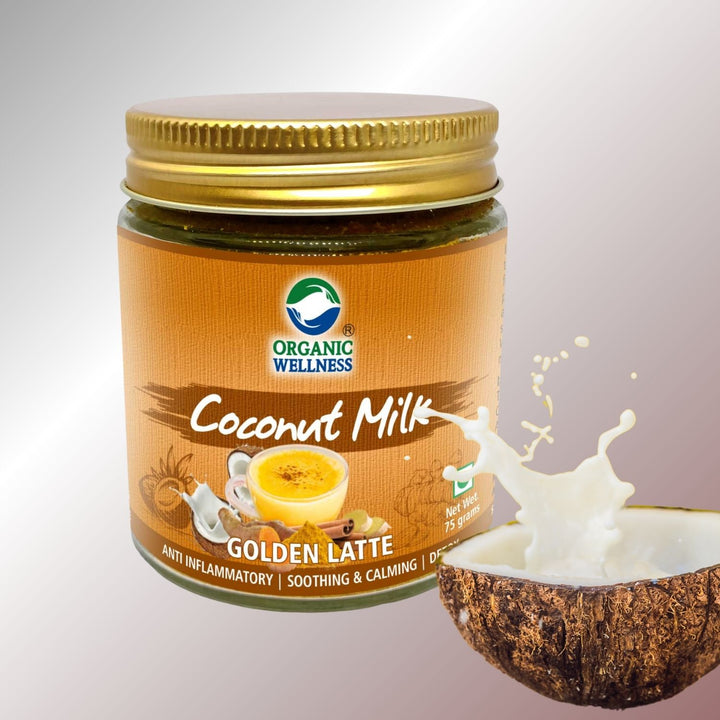 Golden Latte | Haldi & Coconut Milk | 100% Vegan | Gluten-Free | Calming | No Additive | 75 GM