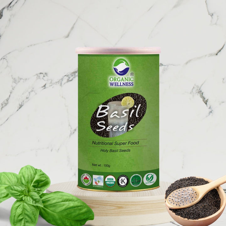 Basil Seeds | Nutritional Super Food | Improve Digestive Health | Regulating Blood Sugar | 100GM