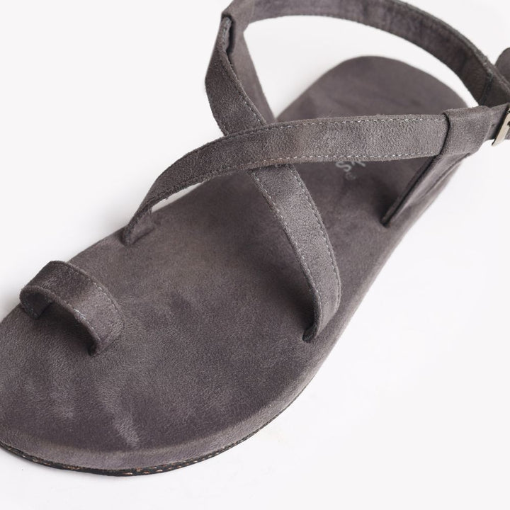 Sky Grey Super Classy Flat Sandal For Men | Consciously Crafted by Hands