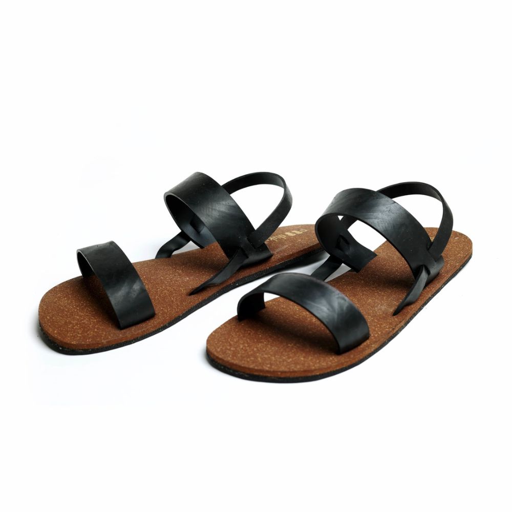 Black Sade Sandals For Women | Long Lasting | Aesthetic Minimal Design