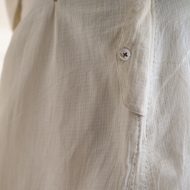 A-Line Skirt For Women | Authentic Ivory Colour | Relaxed Elegance