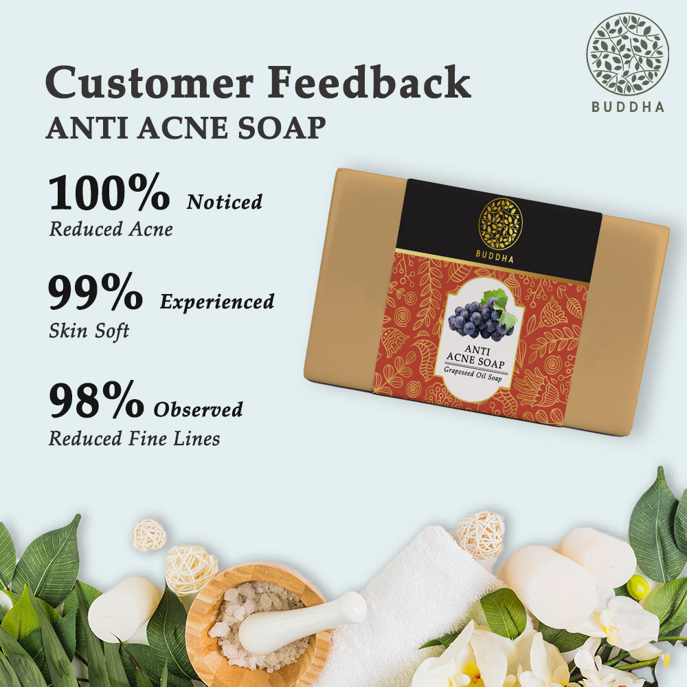 Anti Acne Soap | Fights Acne Pimple, Breakouts, Blemish, Blackheads | 100 GM