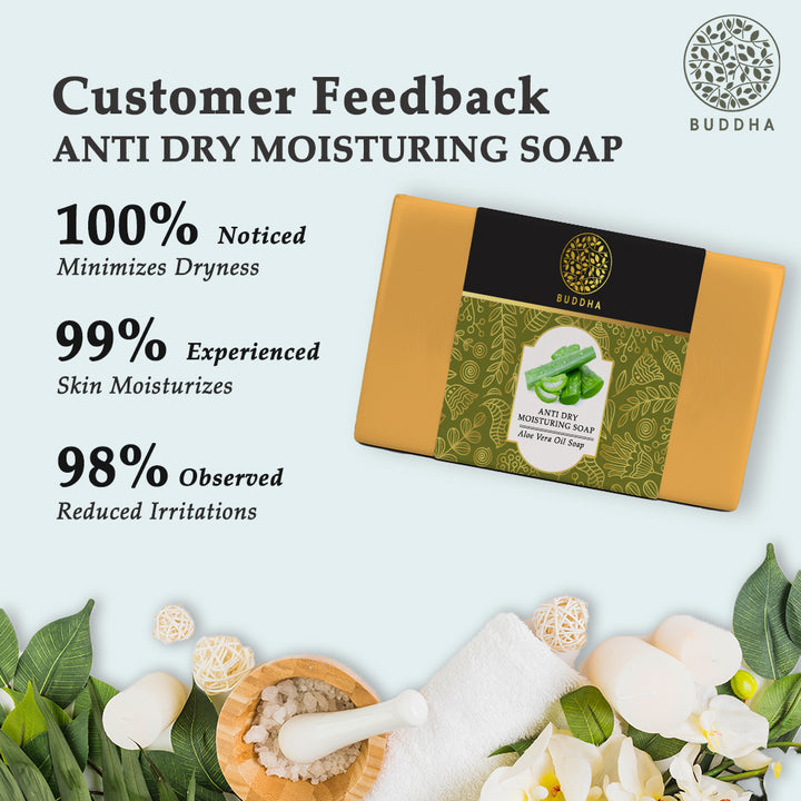 Anti Dry Moisturizing Soap | Skin Glow | Dry and Rough Skin | Ayurvedic | 100 GM