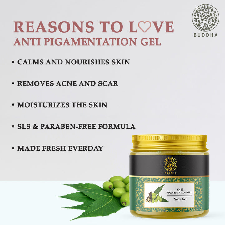 Anti Pigmentation Gel | Ayurvedic | Pigmentation, Blemishes & Dark Spots Lightening | 100 GM