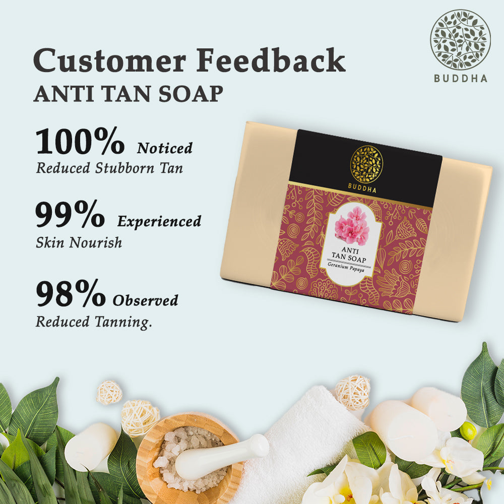 Anti Tan Soap | Remove Dead Skin Naturally | Sun UV Rays Protection | 100 GM