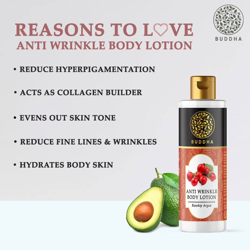 Chemical Free Anti Wrinkle Body Lotion | For Wrinkles & Fine Lines | Ayurvedic | 150 ML