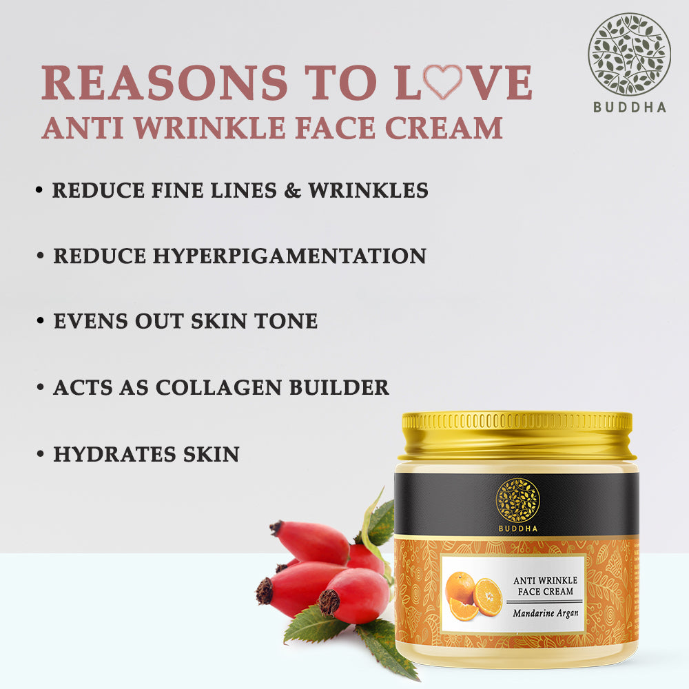 Anti Wrinkle Face Cream | Natural And Clean | Reduce Fine Lines & Skin Aging