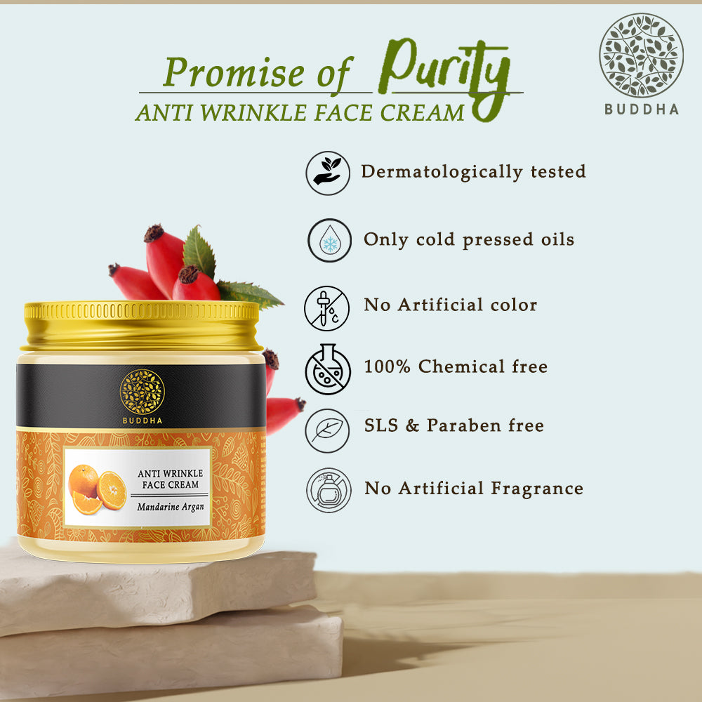 Anti Wrinkle Face Cream | Natural And Clean | Reduce Fine Lines & Skin Aging