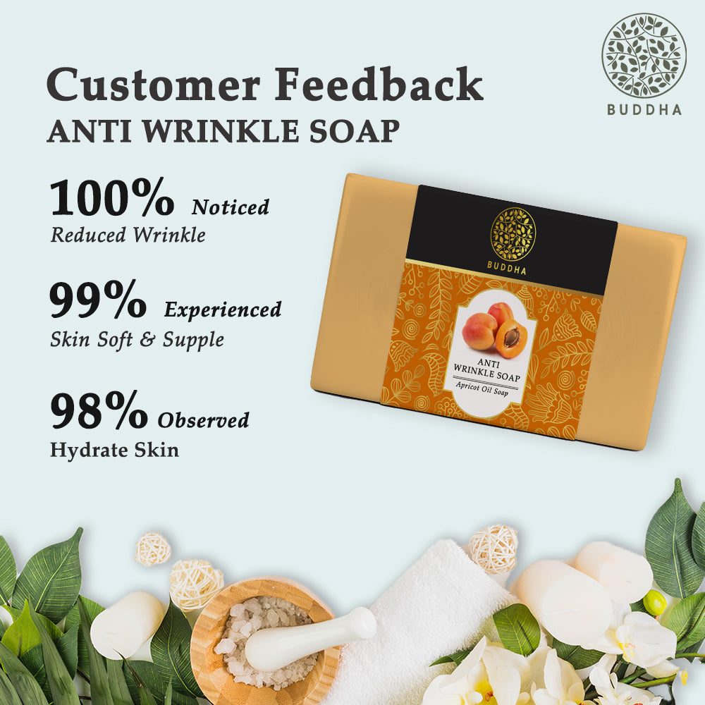 Anti Wrinkle Soap | Reduce Fine Lines | UV Rays Protection | Chemical Free | 100 GM