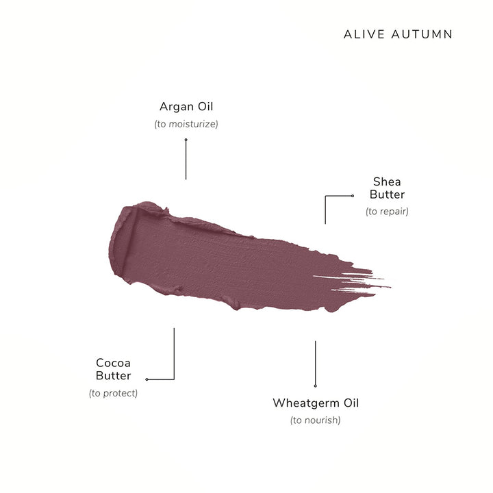 Alive Autumn Refill | Hydra-Matte Lipstick | Deep Purple | Natural | 4.2 GM