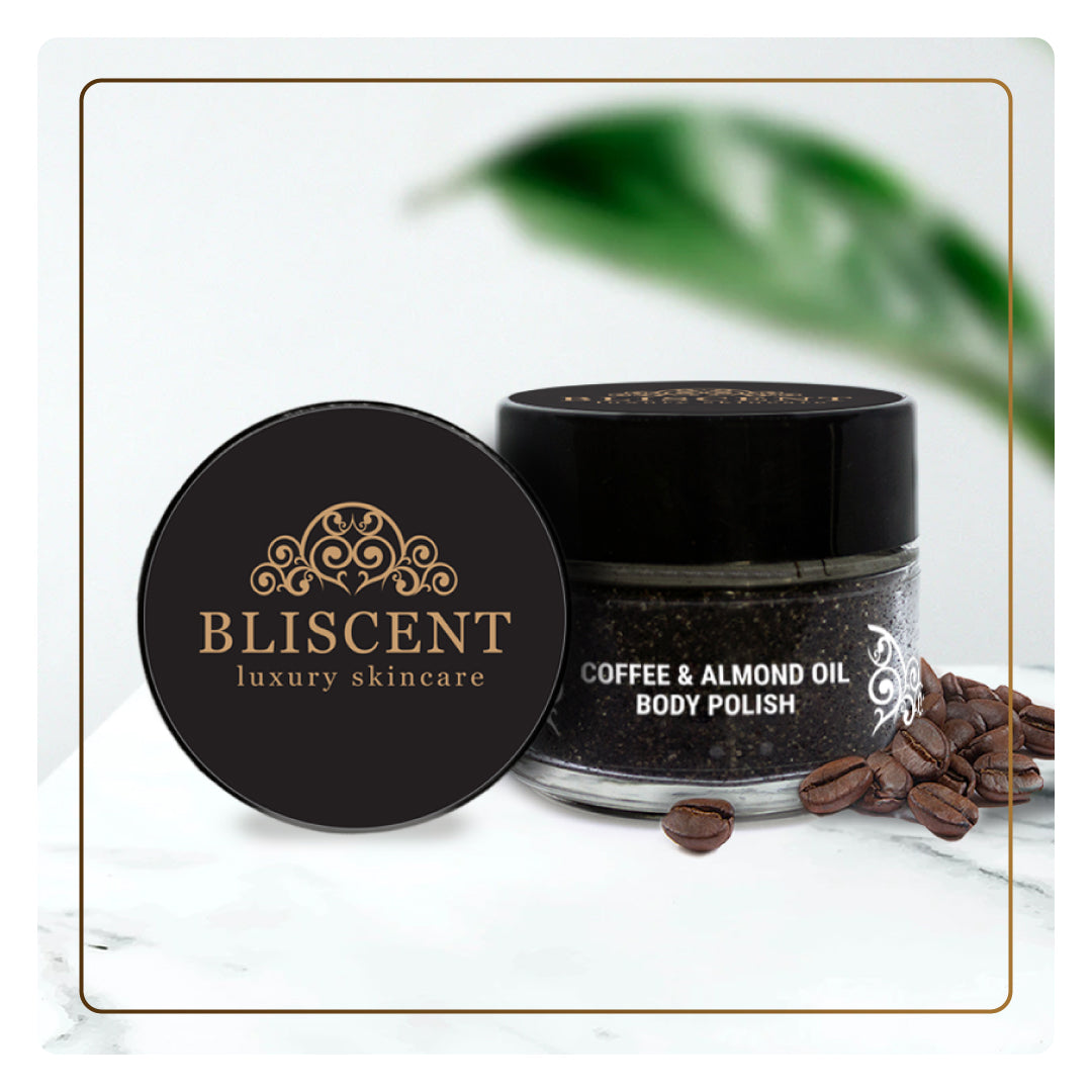 Coffee & Almond Oil Body Polish | Exfoliator for Tan Removal & Sheen | 100 GM