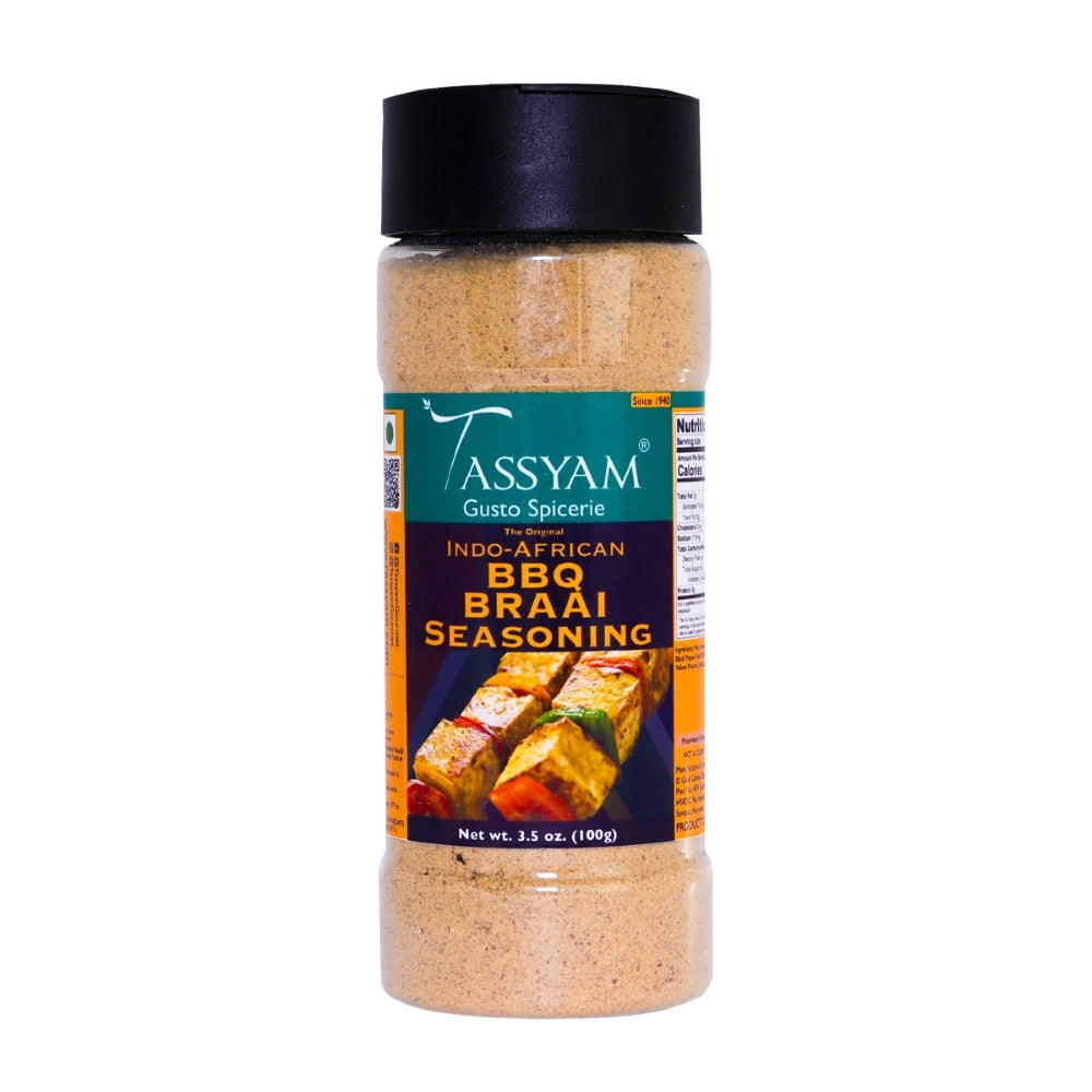 Indo African BBQ BRAAI Seasoning | Organic Spice-Mix | Natural | 100 GM