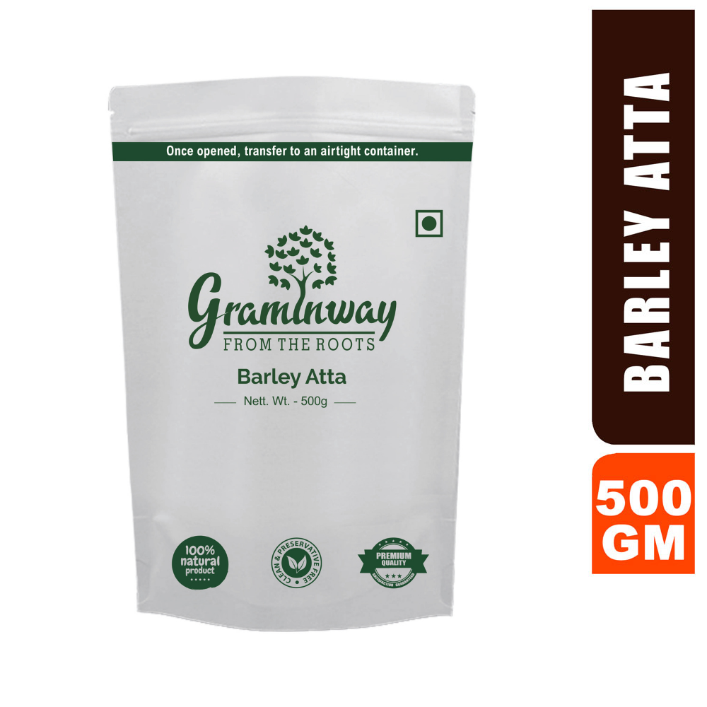 Barley Atta | Organic | Healthful & Fibre Rich | Traditional Mill Grind | 500 GM