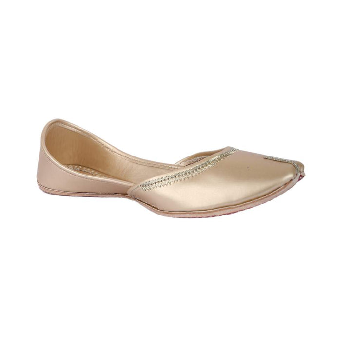 Beige Women Jutti  | Summery | Festive And Casual | Day Wear