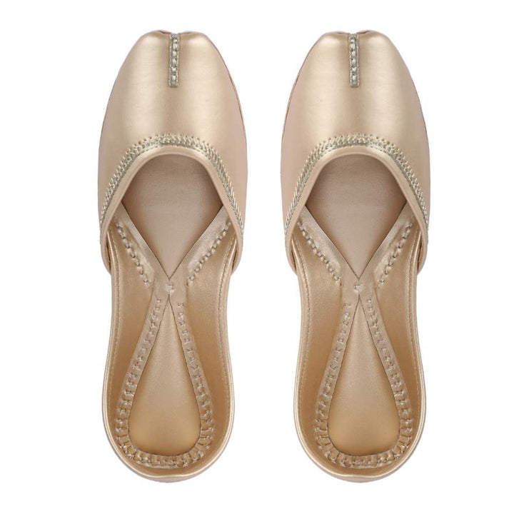 Beige Women Jutti  | Summery | Festive And Casual | Day Wear