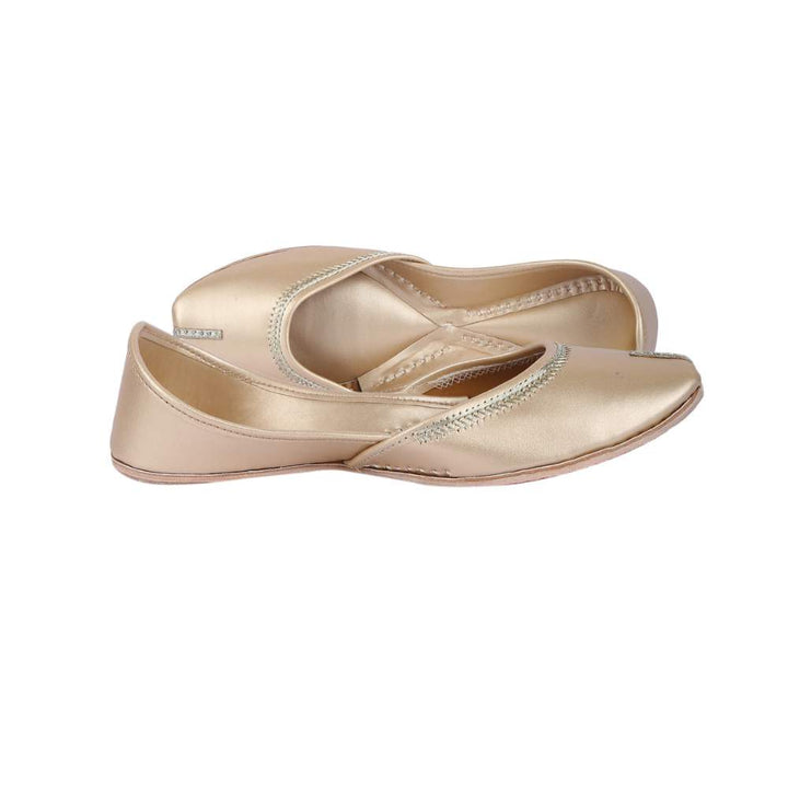 Beige Women Jutti  | Summery | Festive And Casual | Day Wear
