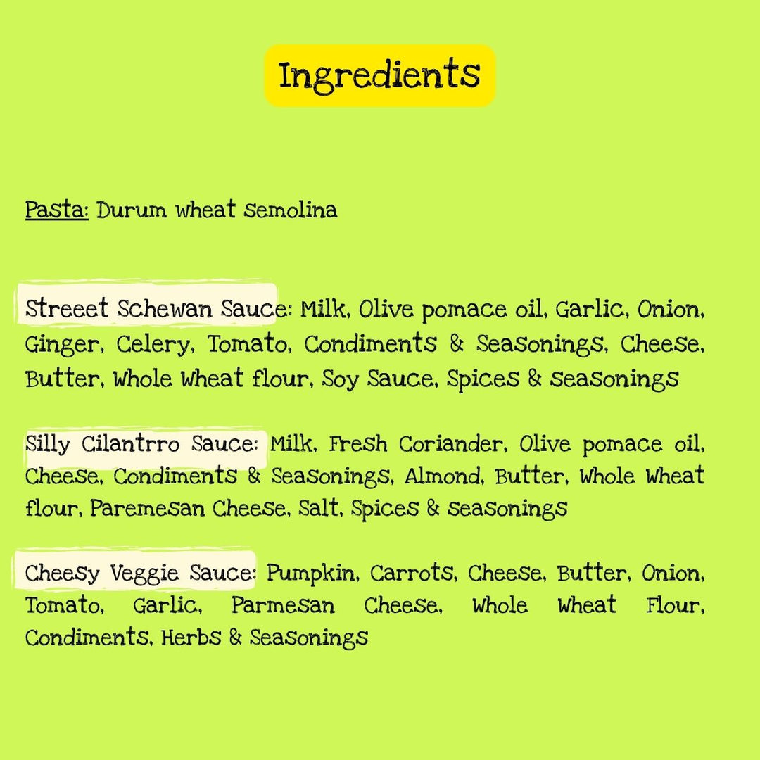 Made fresh from freshly procured ingredients
