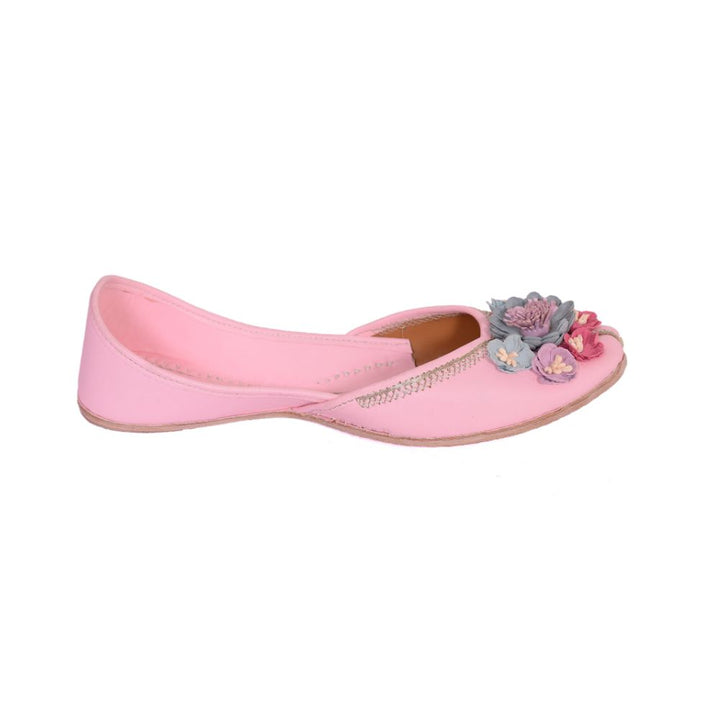 Blush Pink Women Jutti  | Precision-Made | For Festivities