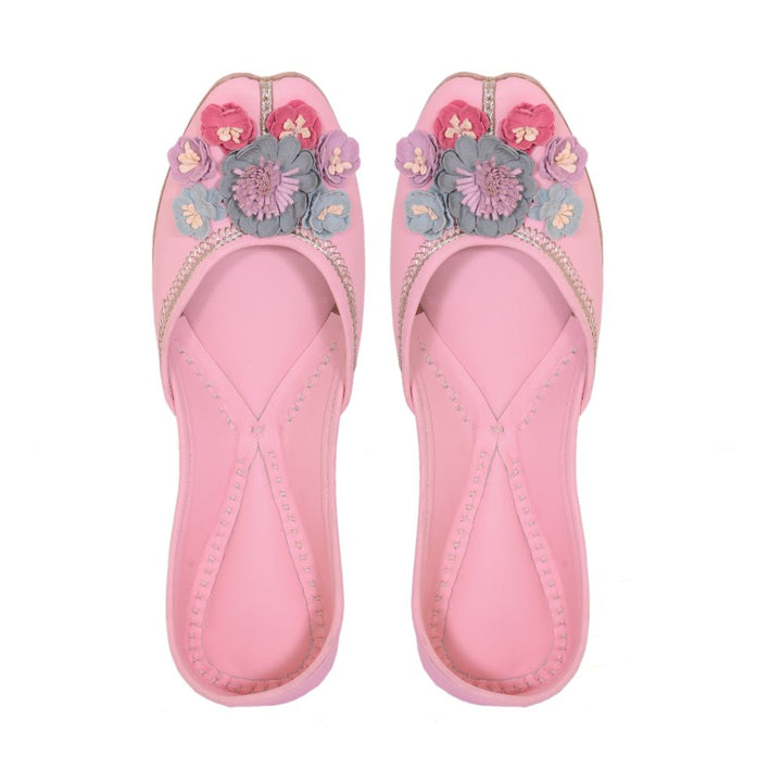 Blush Pink Women Jutti  | Precision-Made | For Festivities