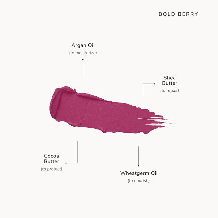 Bold Berry Refill | Hydra-Matte Lipstick | Bright Bold Plum | Natural | 4.2 GM