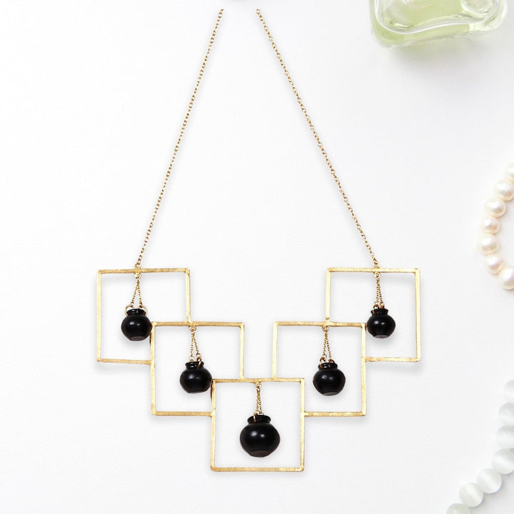 Boutique Necklace | 22 Kt Gold Plated | Hand Crafted | Concept Necklace