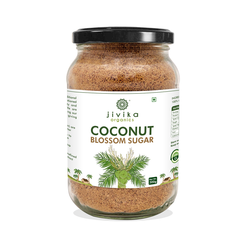 Organic Coconut Blossom Sugar | Natural Sweetener | No Preservative | 300 GM