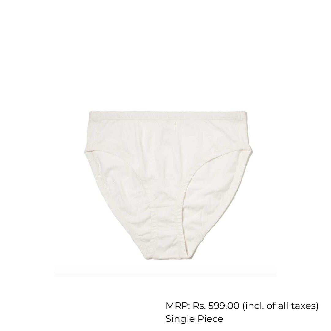 Women Hipster Underwear | Soft & Comfortable | Cotton | White