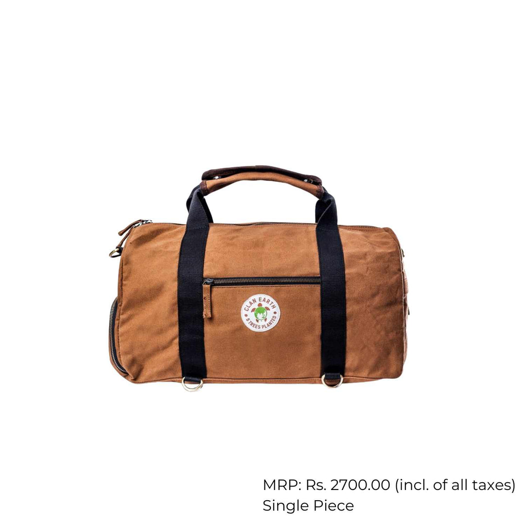 Rhino Duffel Bag | Classic Style & Multi-Functional | Handcrafted in Kolkata