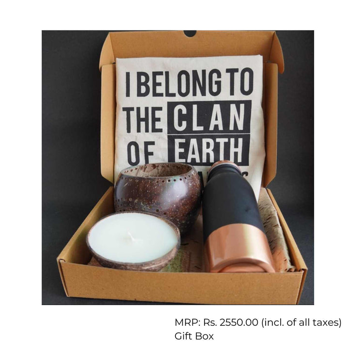 Gift Kit of Four With Coco Lantern & Candle | Eco-Friendly & Sustainable