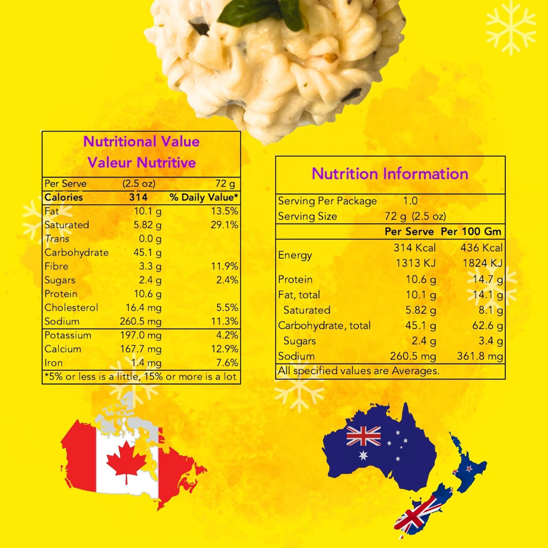 Crazy Cheese Instant Pasta | Freeze Dried-Ready To Eat Food | Travel Friendly | 230 GM