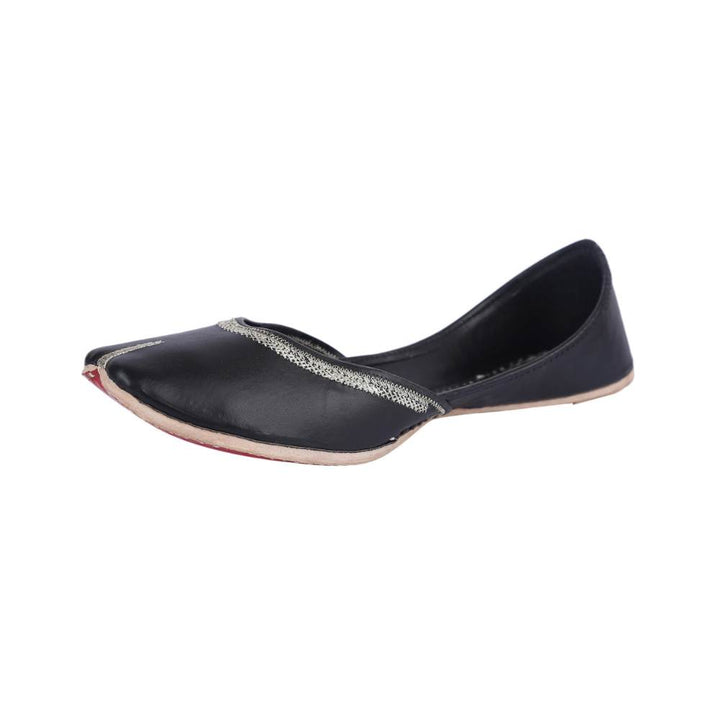 Charcoal Black Women Jutti  | Summery | Casual | Day Wear