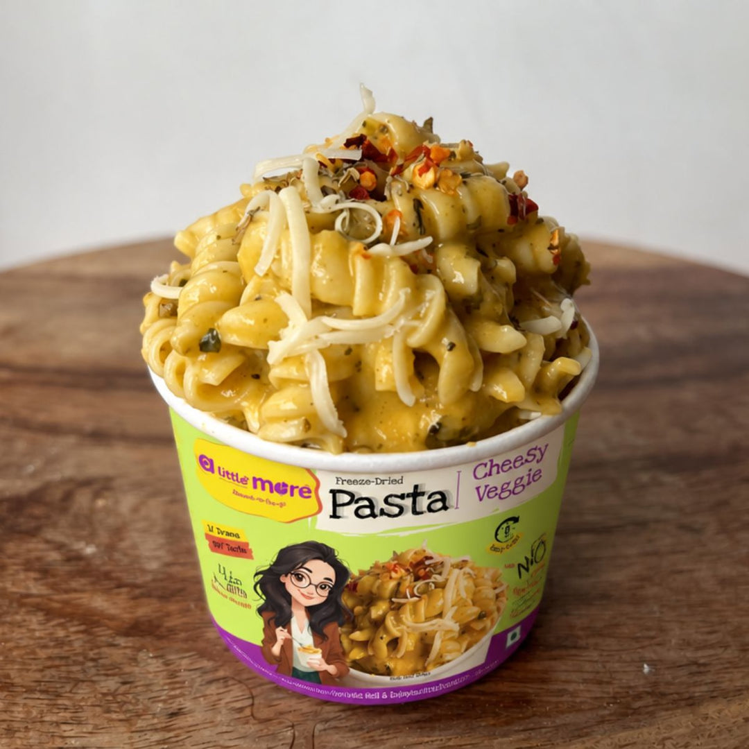 Ready To Eat Pasta | Crazy Cheeese Pasta Set of 3 | Best Instant Food | Freeze Dried | 8 Mins Ready | Travel Friendly