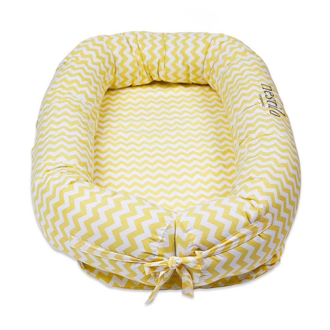 Chevron Sunshine Mattress For Babies | Soft Cotton | Baby's First Essentials