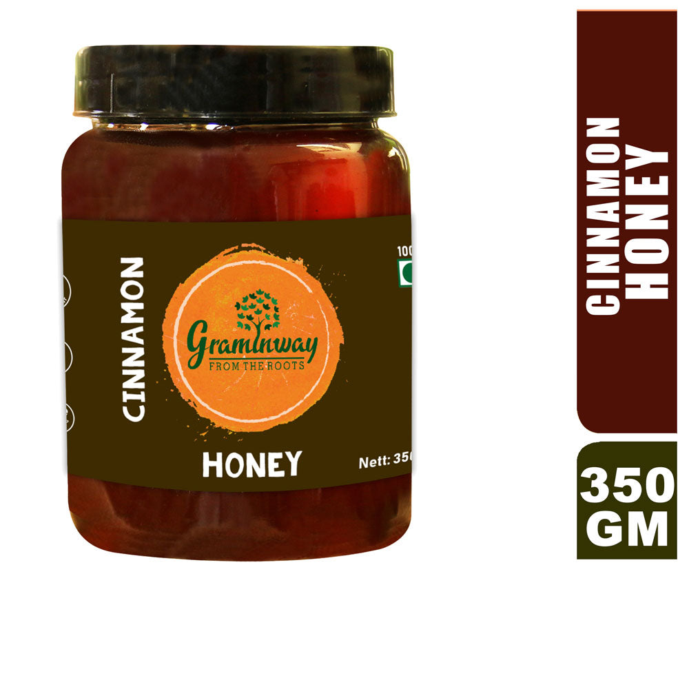 Cinnamon Honey | Pure, Natural & Unprocessed | Cruelty Free | 350 GM