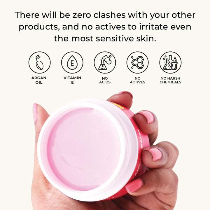 Zero Active Ingredient Cleansing Balm | 15 Usage | Vegan | Travel Pack | 8 GM