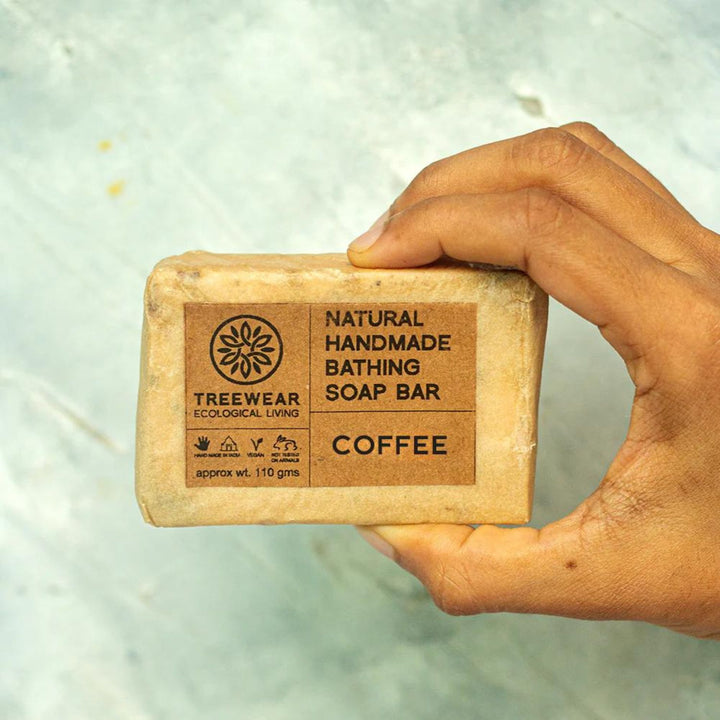 Coffee Cold Processed Soap | 100% Natural | Aromatherapy  | All Skin Type | 100 GM